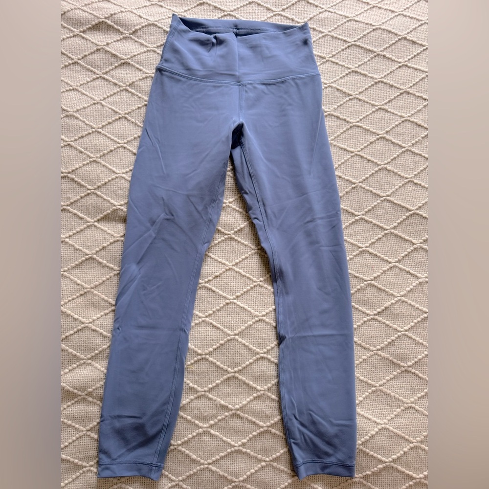 Lululemon Wunder Train Blue Leggings